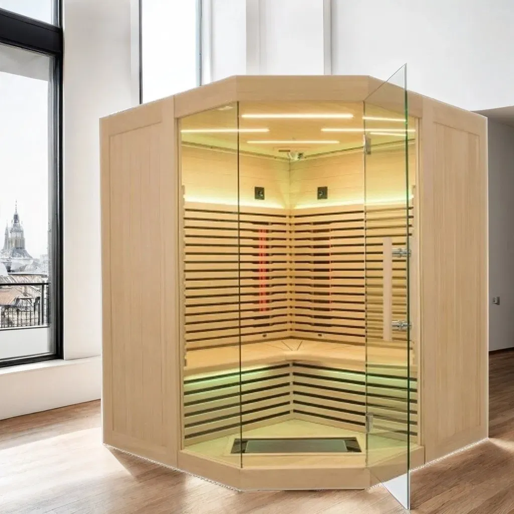3-4 hengen Hemlock-infrapunasauna kotiin