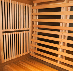 Puolipuinen puolilasirakenne (pysty tyyppi, 1-2 henkilöä)