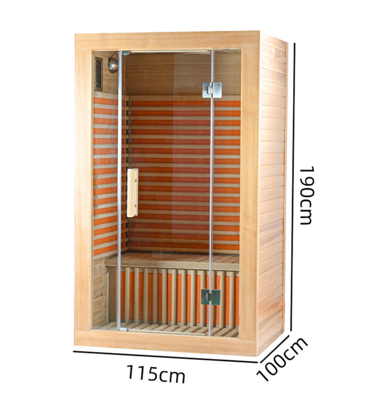 Sauna 1-2 hengen Hemlock Kauko-infrapunasauna